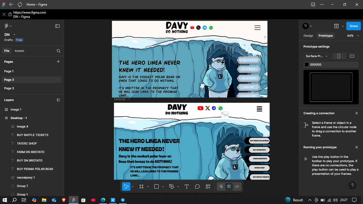 hayodejiii's tweet image. Day 7/30 of learning how to use FIGMA #UIUX #websitedesigning

I&apos;ve successfully replicated the home page I&apos;ve been working on to the best of my ability.

This is just Day 7, My journey as a learner continues and I&apos;ll be needing the all the support I can get.

Details below...