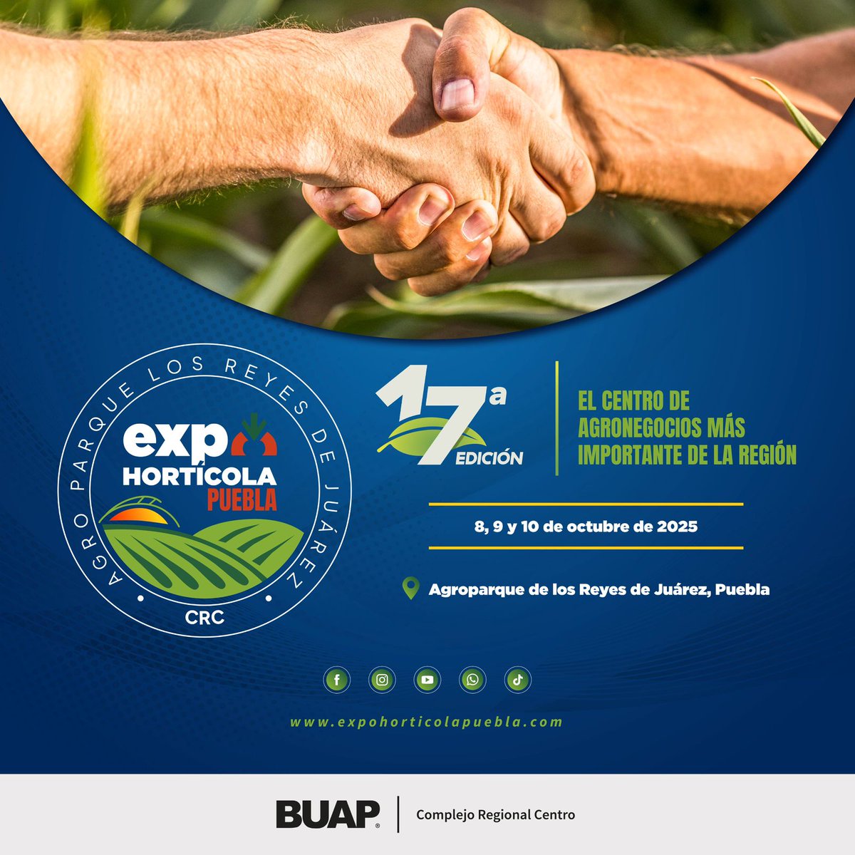 La BUAP te invita a la edición 17 de la Expo Hortícola Puebla.