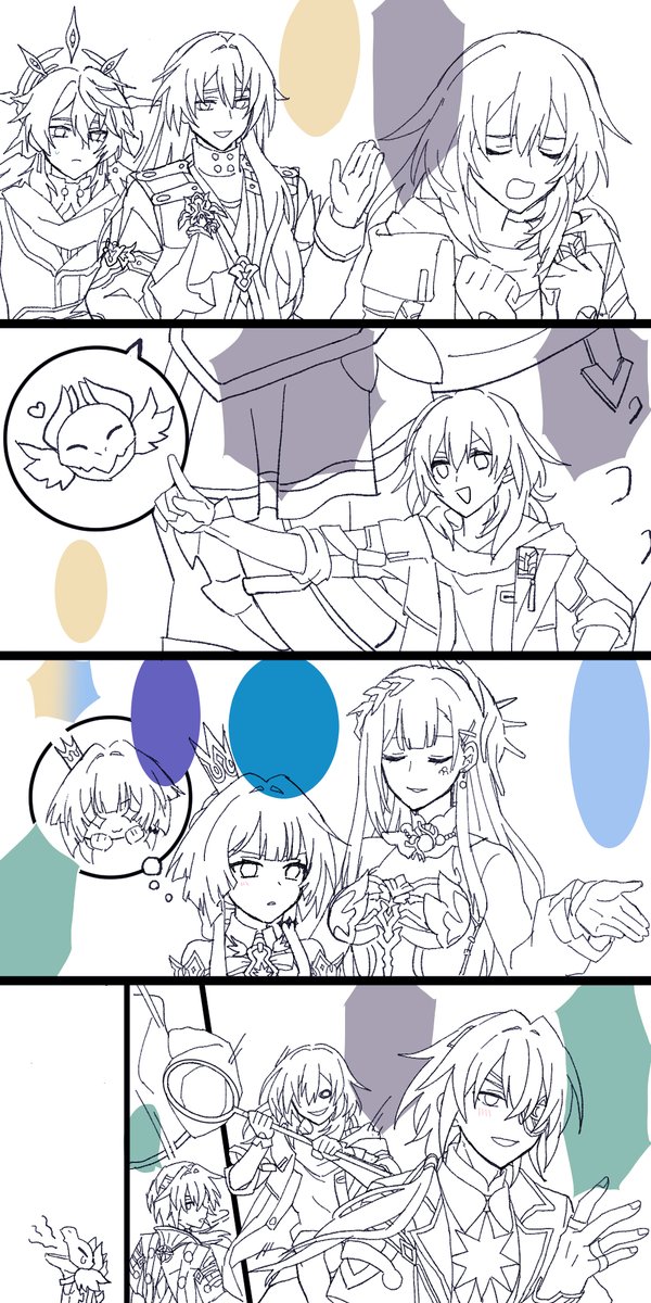 制作過程!ラフ→線画→下塗り 