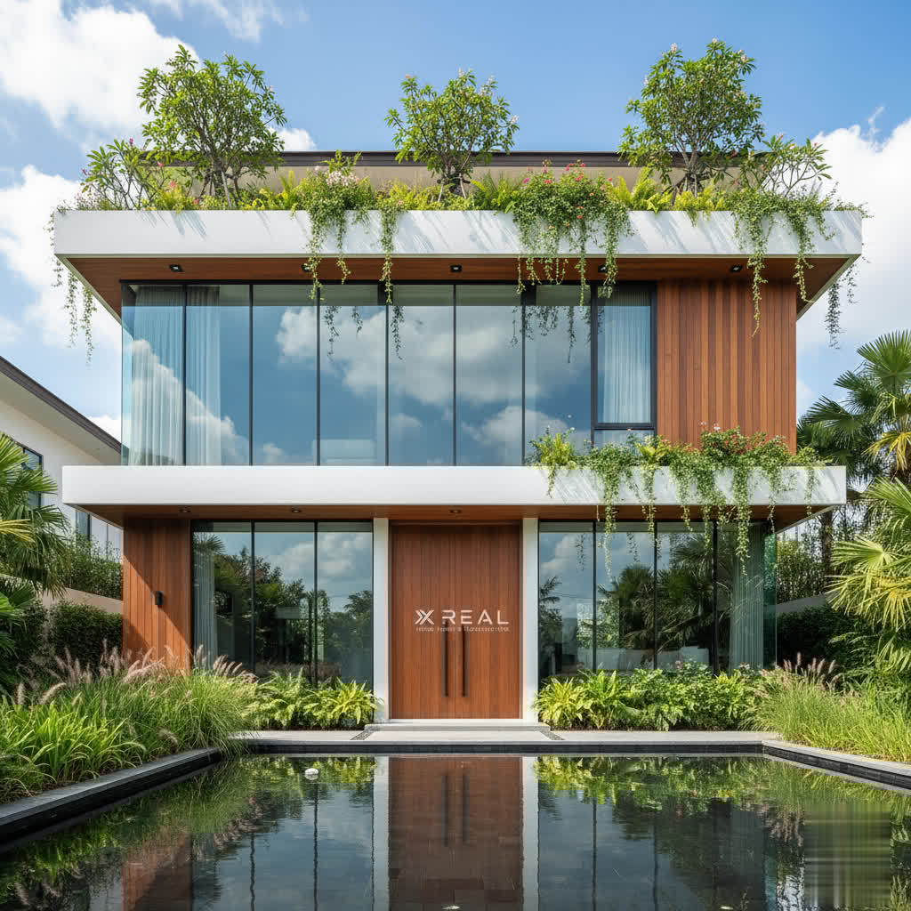 tendongue1995's tweet image. &quot;Lesson: True design works with nature, not against it.
👉 Would you love a home surrounded by trees or a city skyline?&quot;

#XRealHomeDesign #GreenArchitecture #DesignWithNature #LuxuryLiving #EcoDesign