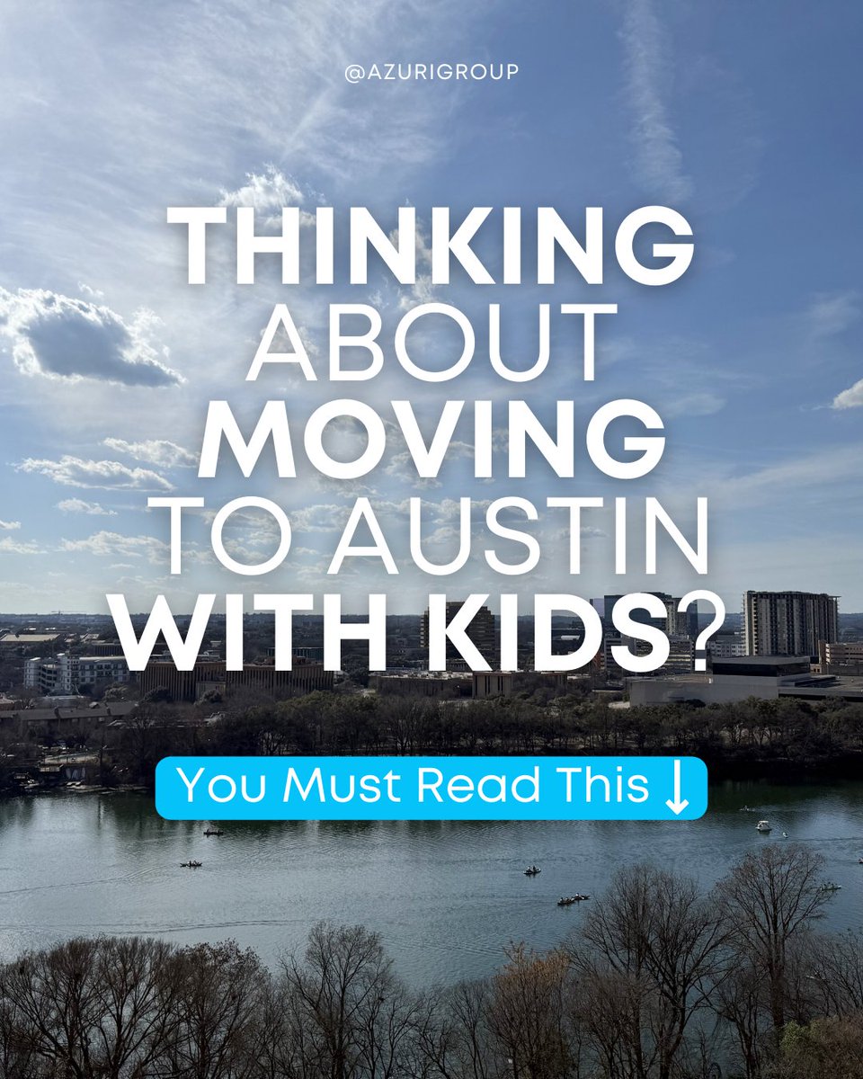 AzuriRealty's tweet image. Moving to Austin with kids? You'll love the amazing playgrounds! From downtown's Alliance Children's Garden to the massive slide at Walnut Creek, Austin is a great place for families. 

#AzuriGroupTX #AustinRealEstate #AustinFamilies #FamilyFun #ExploreAustin