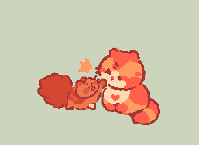 Sometimes kits invite others to play by slapping them. They usually do this to cats they like, so this often happens to leaders.