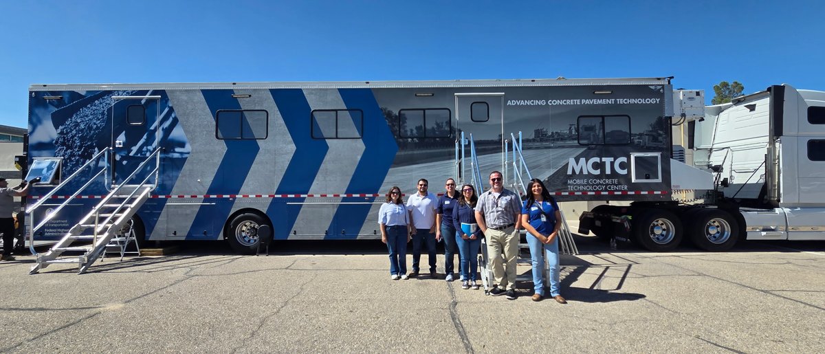 usibwc's tweet image. The #USIBWC recently joined the @USDOTFHWA (Federal Highway Administration) Mobile Concrete Technology Center at @txdotelp to explore the latest in concrete innovation.

Why does this matter? The strength and durability of concrete directly impact the safety and reliability of…