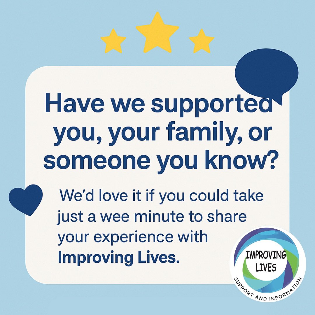 _improvinglives's tweet image. 🌟 Have we supported you, your family, or someone you know? 🌟

We’d love it if you could take just a wee minute to share your experience with Improving Lives.

👉 Leave us a review here: share.google/Kbb5oyfwqku4Zt… 

Thank you for your support – every review makes a big difference!