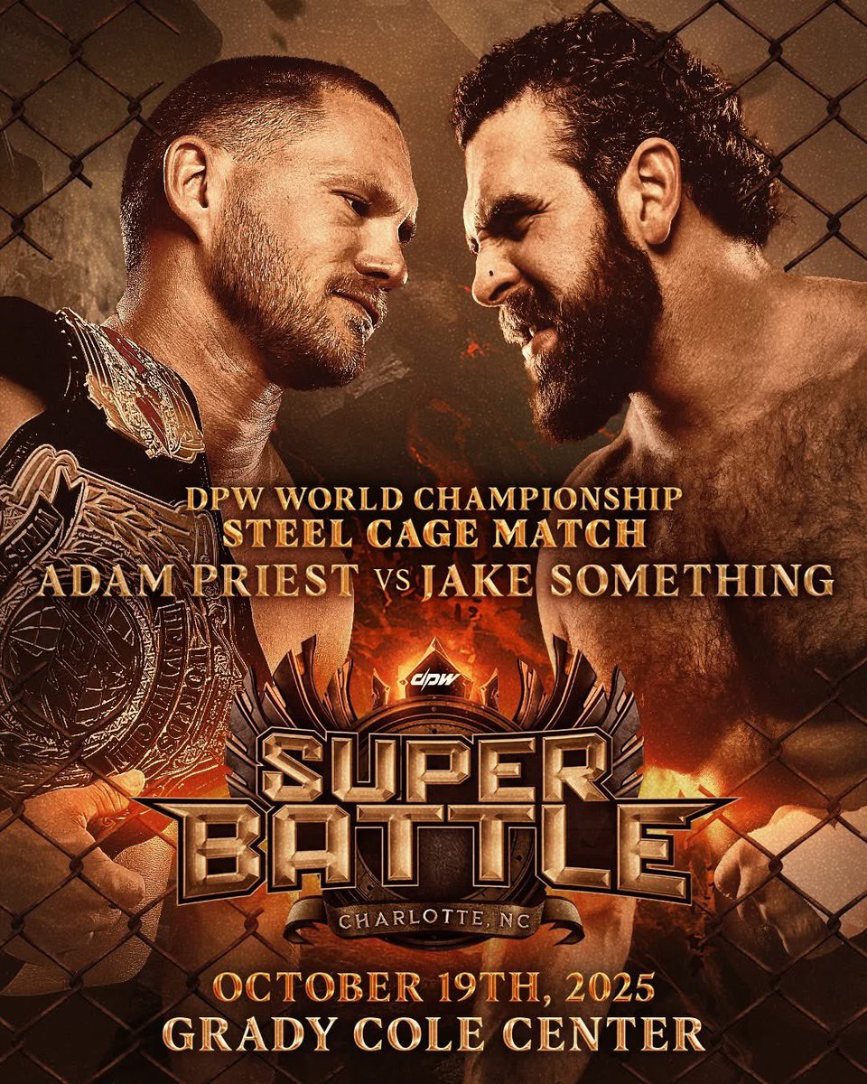 deadlockpro's tweet image. Only a handful of front row tickets still remain for our biggest event of the year, Super Battle! 2 huge matches already announced with so much more coming in the next few weeks - get your tickets now!

🎟️ dpwtix.com