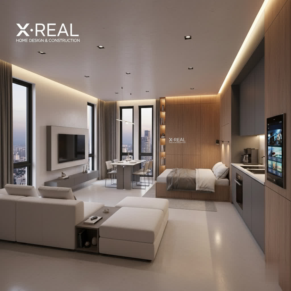 tendongue1995's tweet image. Lesson: Small spaces can feel grand with smart design.
👉 How would you optimize your living space?"
#XRealHomeDesign #SpaceOptimization #InteriorDesignTips #ModernLiving