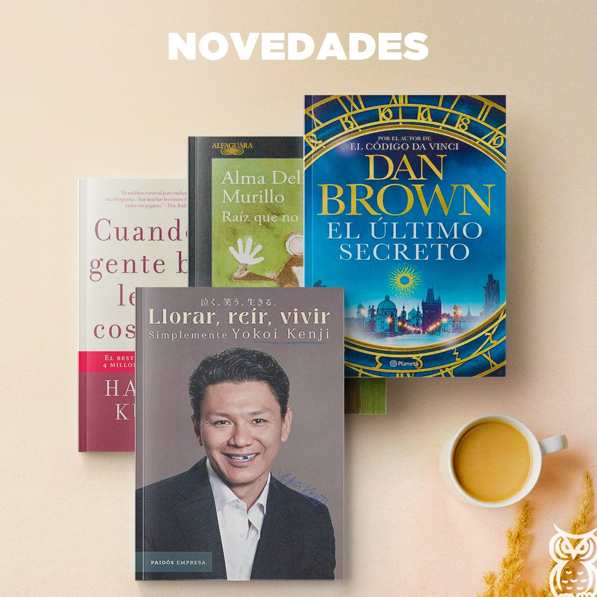 Dale un giro a tus tardes con las novedades literarias que ya encuentras en #Sanborns, perfectas para leer en cualquier momento. ☕📖  cutt.ly/qrNzfNiS
