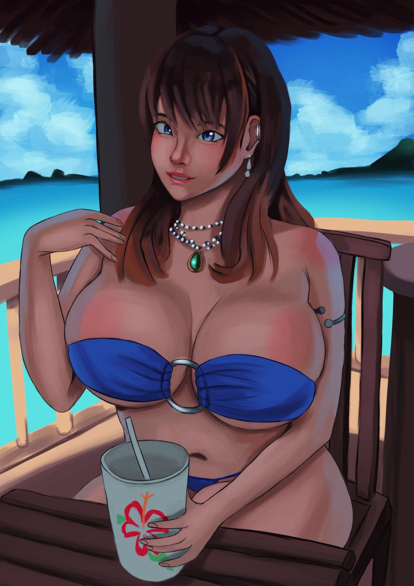 "Oh boss, you're down here too?

Hehe, well birds of a feather I guess"

Nanami~~~