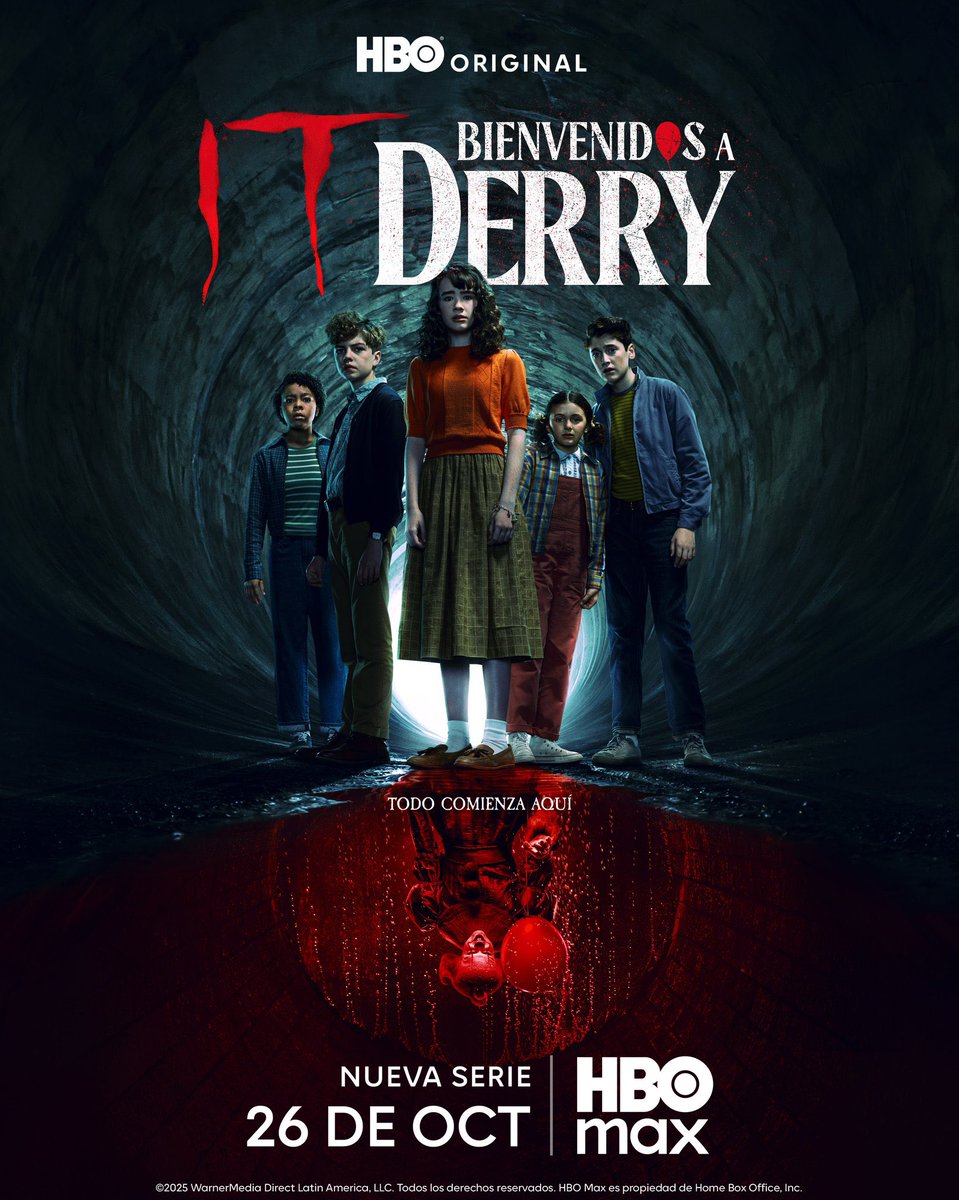 Moveeks's tweet image. Ya estás en casa… #ITBienvenidosADerry 26 de octubre @StreamMaxLA