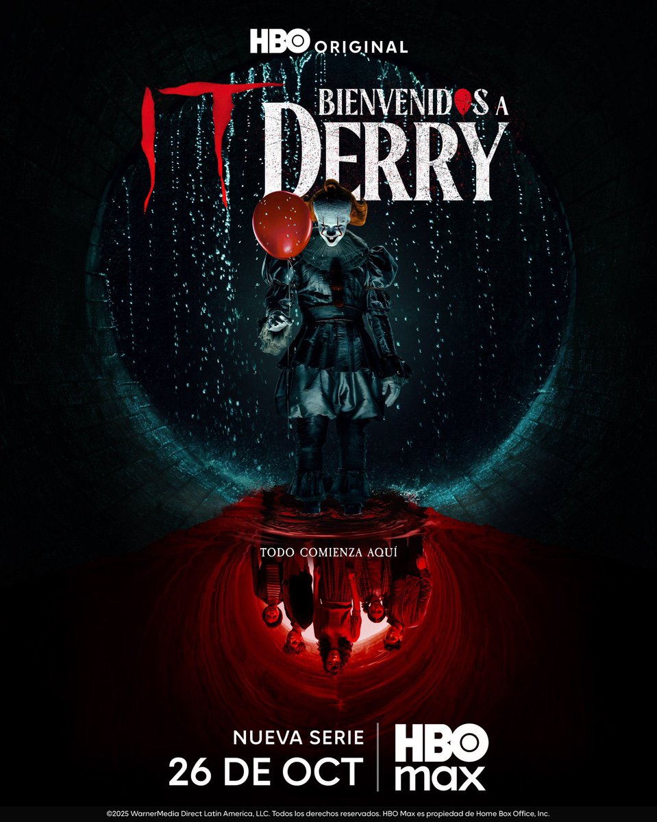 Moveeks's tweet image. Ya estás en casa… #ITBienvenidosADerry 26 de octubre @StreamMaxLA