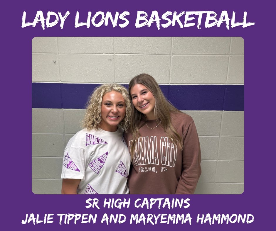 Meet the captains of your 25-26 SR High Lady Lions! #TogetherWeHunt
<a href="/MaryemmaHammond/">Maryemma Hammond 2027 RHP/3B/1B</a>