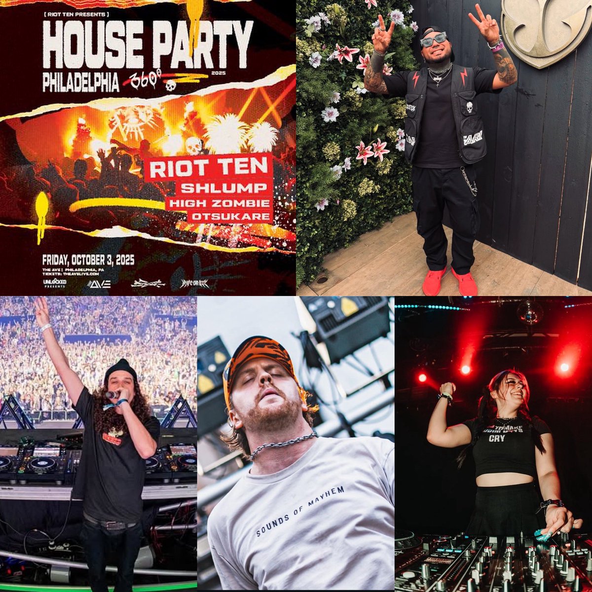 THOMAS (@internetking14) on Twitter photo .<a href="/RiotTenMusic/">RIOT TEN</a> RETURNS TO <a href="/TheAvePHL/">The Ave Live</a> FOR HIS HOUSE PARTY 360 TOUR ON FRIDAY OCTOBER 3RD ALONG WITH <a href="/shlumpbass/">🛸Shlump🛸</a> , <a href="/highzombiesound/">High Zombie</a> , & <a href="/otsukaredubs/">otsukare˚ʚᰔɞ˚</a>
CLICK HERE FOR TICKETS OR TABLE RESERVATIONS:
tixr.com/groups/unlocke…
18+ TO ENTER!!! .<a href="/RiotTenMusic/">RIOT TEN</a> RETURNS TO <a href="/TheAvePHL/">The Ave Live</a> FOR HIS HOUSE PARTY 360 TOUR ON FRIDAY OCTOBER 3RD ALONG WITH <a href="/shlumpbass/">🛸Shlump🛸</a> , <a href="/highzombiesound/">High Zombie</a> , & <a href="/otsukaredubs/">otsukare˚ʚᰔɞ˚</a>
CLICK HERE FOR TICKETS OR TABLE RESERVATIONS:
tixr.com/groups/unlocke…
18+ TO ENTER!!!