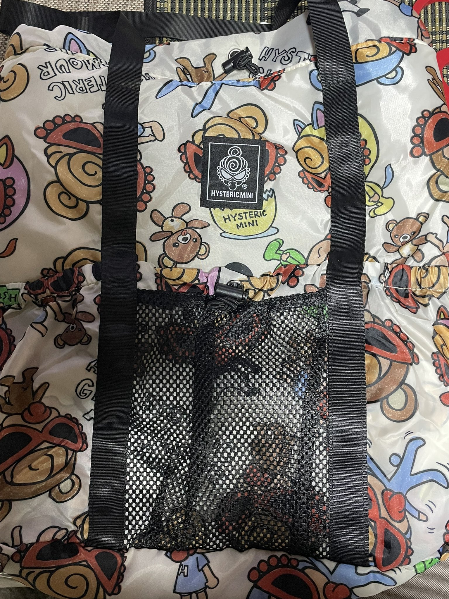 ORIHARA 氏 トートバック CHIZURI×KANKANコラボ トートバッグA（ブルー・オレンジ）M41