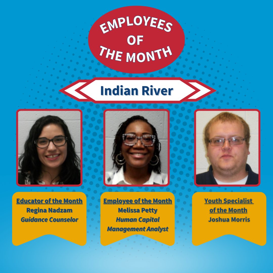 OhioDYS's tweet image. One of our favorite things to do at DYS is to applaud 👏 our exemplary staff whenever we can, like our most recent employees of the month!
Thank you so much for your dedication to our youth, your teammates, and this agency.
#thrivein25 #employeerecognition #employeeapprecation
