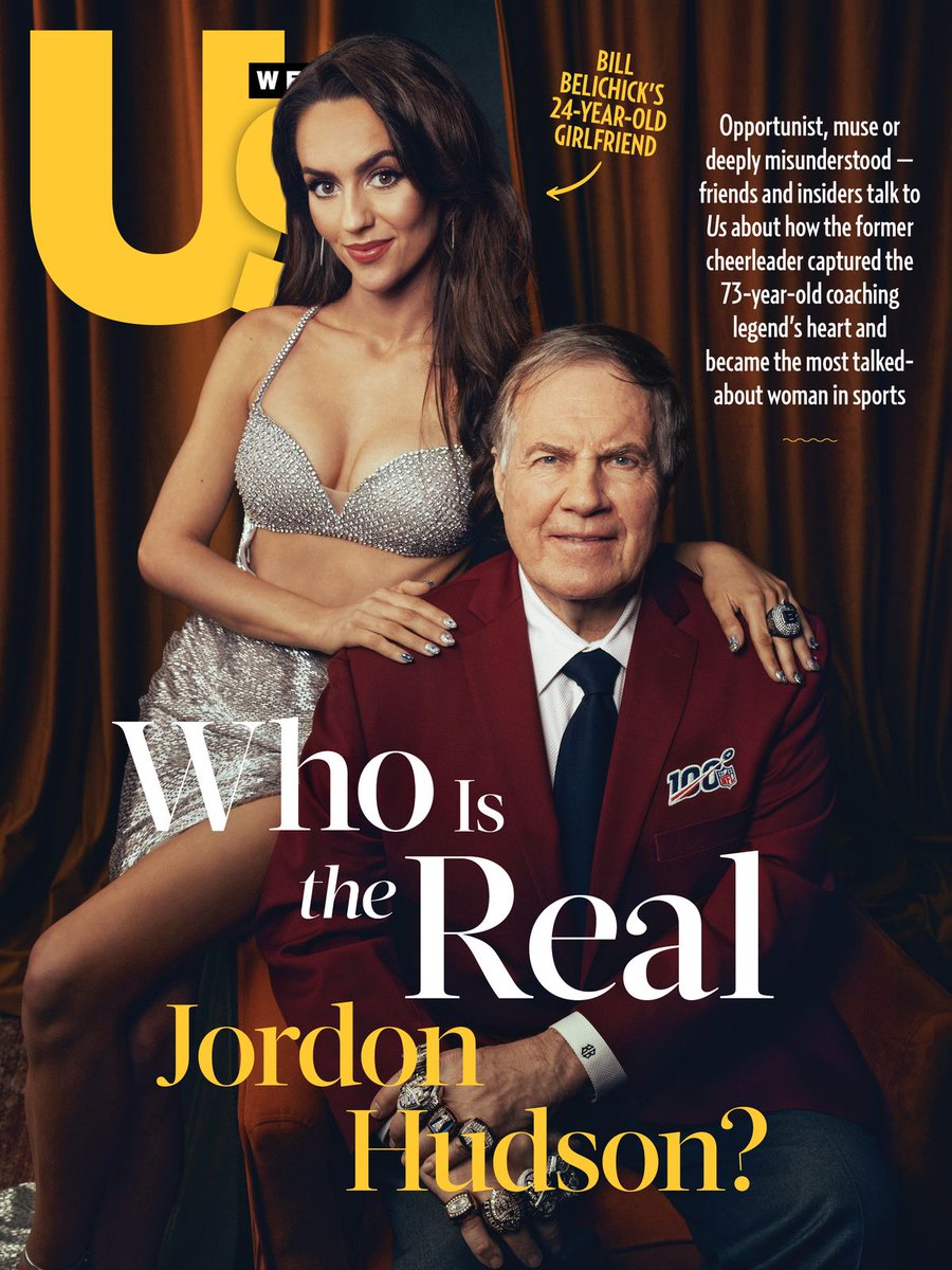 usweekly's tweet image. She’s been called a gold digger and an opportunist — but is the woman at the center of one of football’s biggest off-field stories simply misunderstood? Us Weekly cuts through the noise to find out more about Jordon Hudson — Bill Belichick’s 24-year-old girlfriend who’s managing…