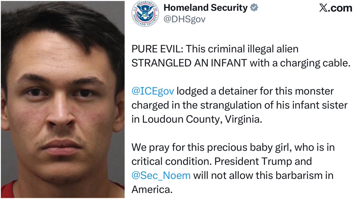An illegal immigrant released by local police strangled a baby to death in Loudoun County. 

Look us all in the eyes and tell us police working with ICE is just a “distraction,” Abigail.