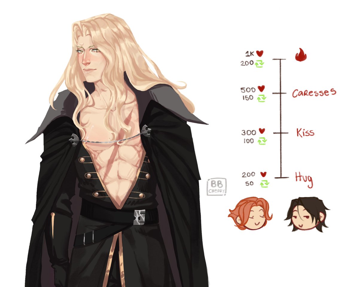 bbcherry___'s tweet photo. Okayy 👀

Let’s see how this turn out 😏

#alutrevpha #alucard #trevor #sypha
#castlevania https://t.co/W0EnxlqTG6