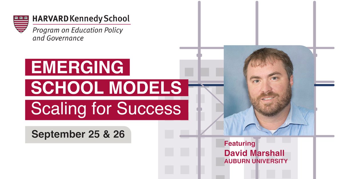 Looking forward to speaking at the Emerging School Models conference this week at <a href="/Kennedy_School/">Harvard Kennedy School</a> on school choice in Florida! Big thanks to <a href="/RonMatus1/">Ron Matus</a> for his help with the project.