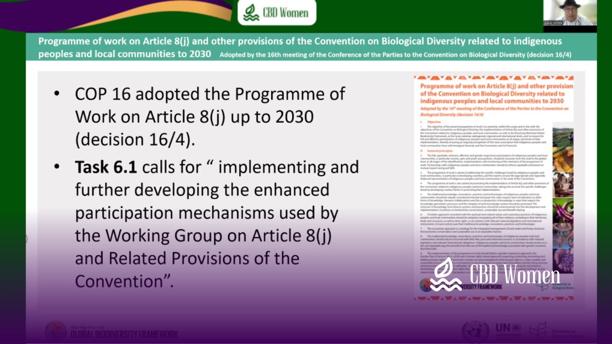 cbd_wc's tweet image. 📣 Session 4 Recap: #CBDWCTraining
We explored Article 8(j) & SB8j’s role in including Indigenous Peoples & local communities 🌍🌱
💡 Funding Journey mapping highlighted inclusive pathways for women & communities under #KMGBF