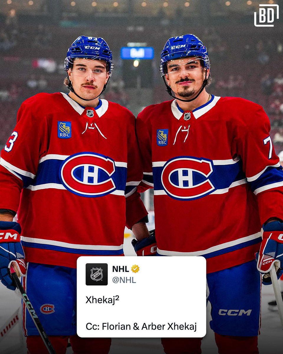 BarDown's tweet image. Both Xhekaj brother are in the lineup for the Habs preseason game tonight 🔥

(via: @nhl)