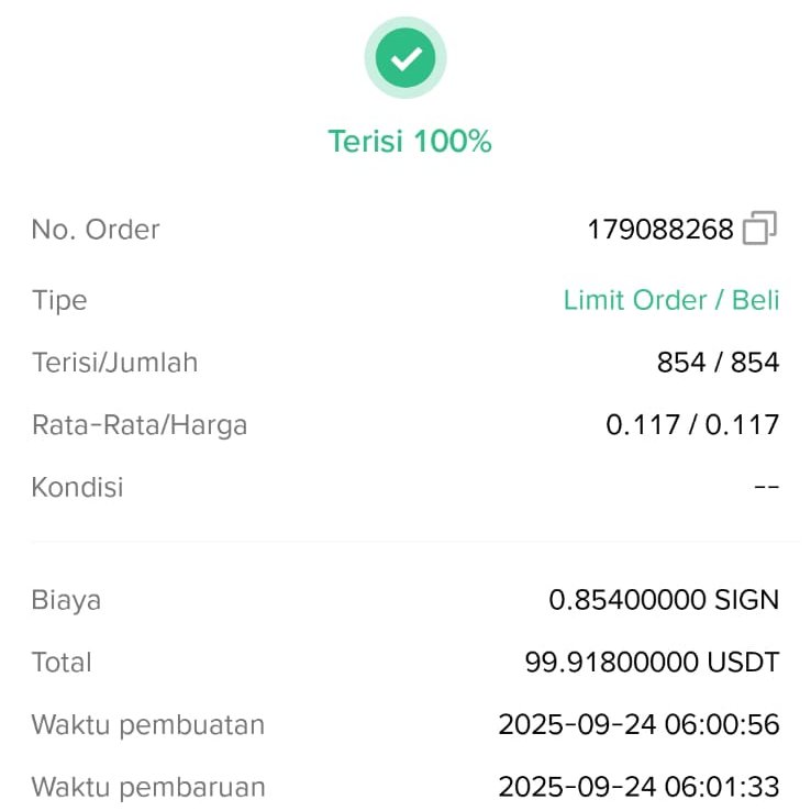 The CZ signal is in. The thesis is clear. The first $100 is deployed.

History will remember this entry point for $SIGN. This is not a trade; it's a multi-year conviction📜