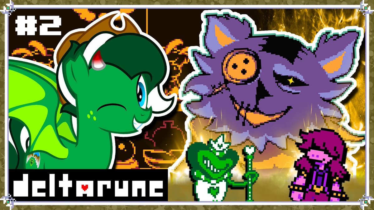 Deltarune Part 2 has been recorded! This was probably the most I laughed while playing a game! 😂

Ralsei’s dummy mishaps, Lancer being cute, and I freaked out at the team name! Awesome stuff!

And Susie… please stop relating to me… 😖

Video coming soon! ❤️

#brony #deltarune