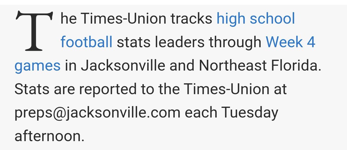 Blessed to now have the #1 overall best punt average and longest punt in northeast Florida. <a href="/JeffGierke/">COACH GIERKE</a> <a href="/Clay_Athletics/">Clay High Athletics</a> <a href="/ClayHSFootball/">Clay High Football</a> <a href="/ClayTodaySports/">Randy T Lefko</a> <a href="/Coach_Trodglen/">Coach Trodglen</a> <a href="/CoachMosesAD/">Justin Moses</a> <a href="/oneclaysports/">Clay County Athletics</a> <a href="/RecruitingBh/">BH Recruiting Assistance</a>