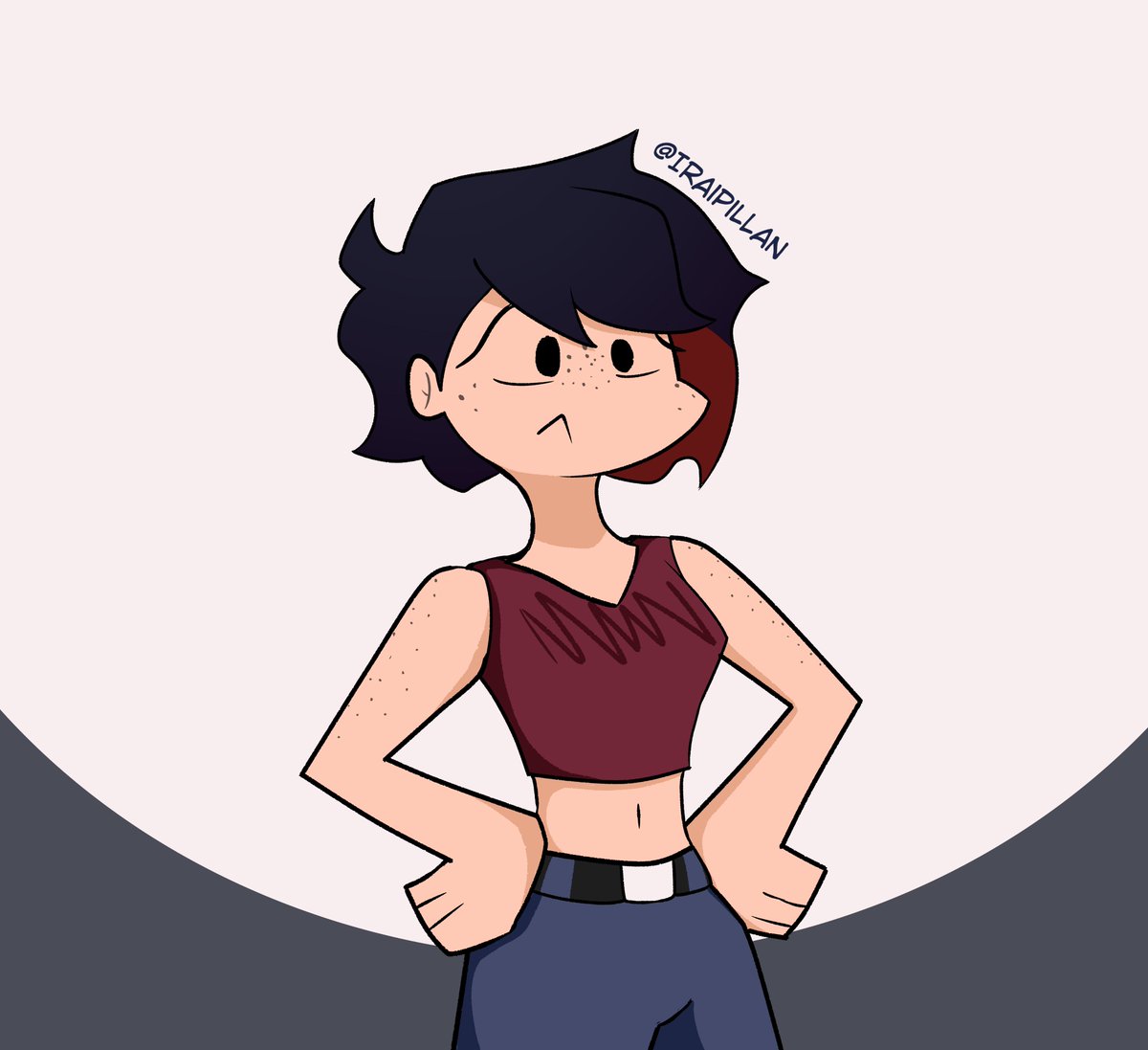 estaba por ahí buscando ideas para dibujar y me encontré este post. Y bueno me gusto su diseño por lo que me anime a dibujarlo 👍
espero que guste (oc de <a href="/IRaipillan/">wolf</a> )