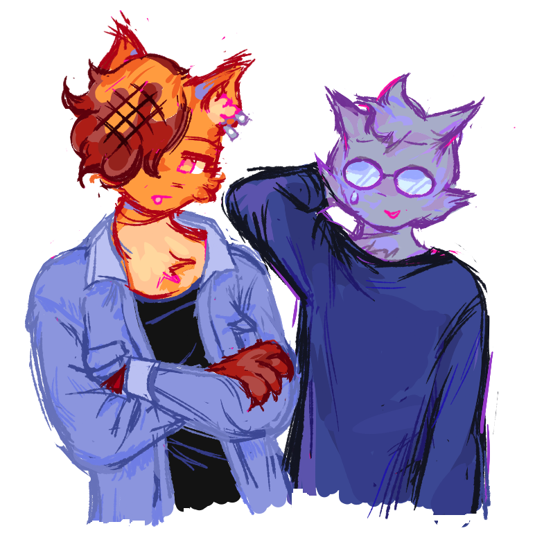angel_accessory's tweet photo. Also drew my friend Riddle's OC's!!!!!!!!! Very fun to draw https://t.co/d94Jj22sYL
