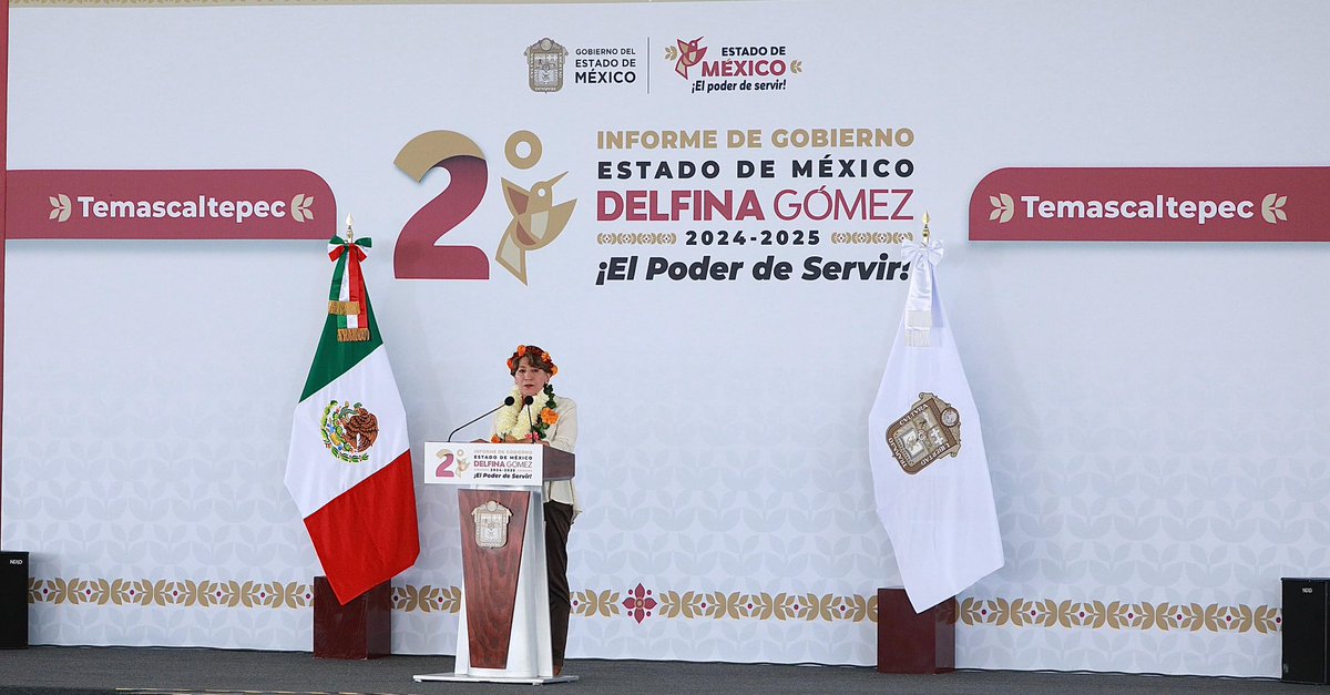 mgdohector's tweet image. Hoy acompañé a la Gobernadora @delfinagomeza en su Segundo Informe en #Temascaltepec.
Desde el @PJEdomex reafirmamos nuestro compromiso de estar cerca de la ciudadanía en el sur del Estado de México. ⚖️

#PJEMcercano #JusticiaCercana