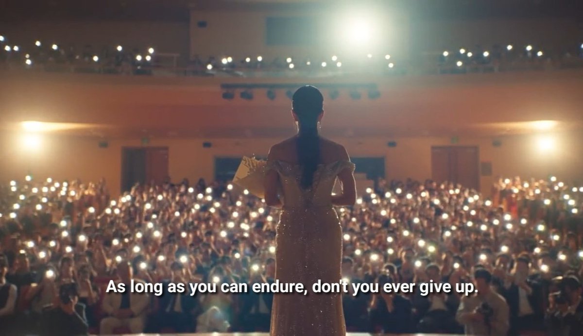 elysxiiian's tweet image. "Even when you've hit rock bottom and all seems lost, there is still hope. As long as you can endure, don't you ever give up. As long as you can bear it, don't you ever give in."

#MyTroublesomeStarEp12 
#MyTroublesomeStar