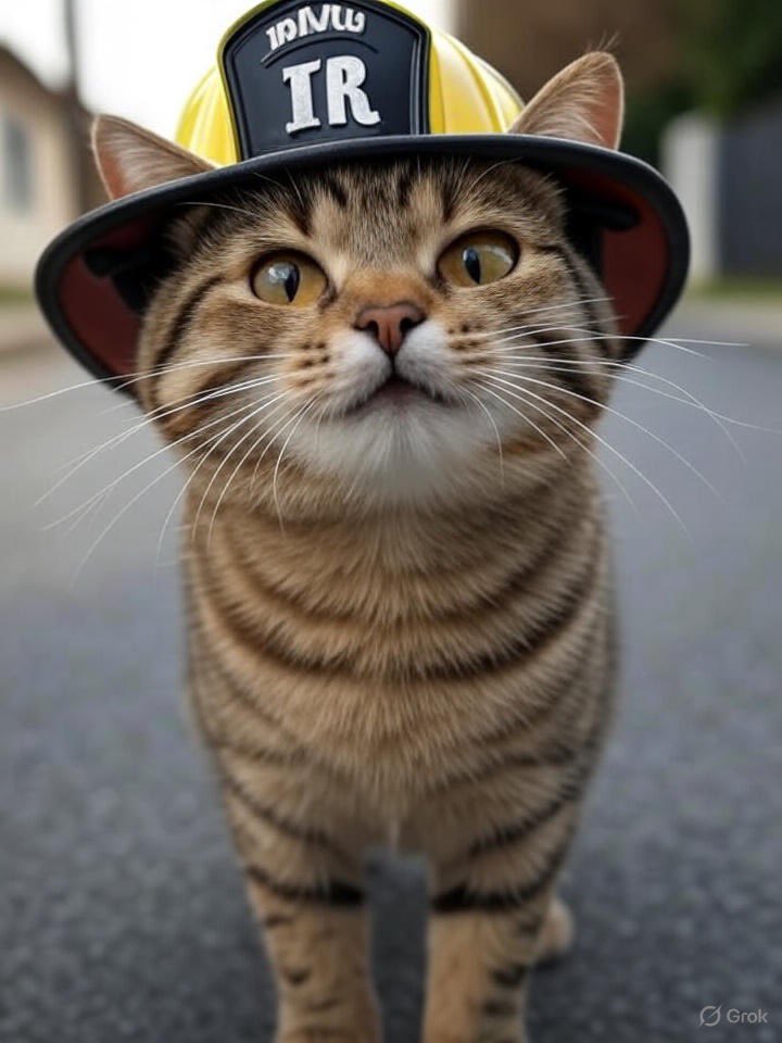 現場猫には見えないよなぁ😂