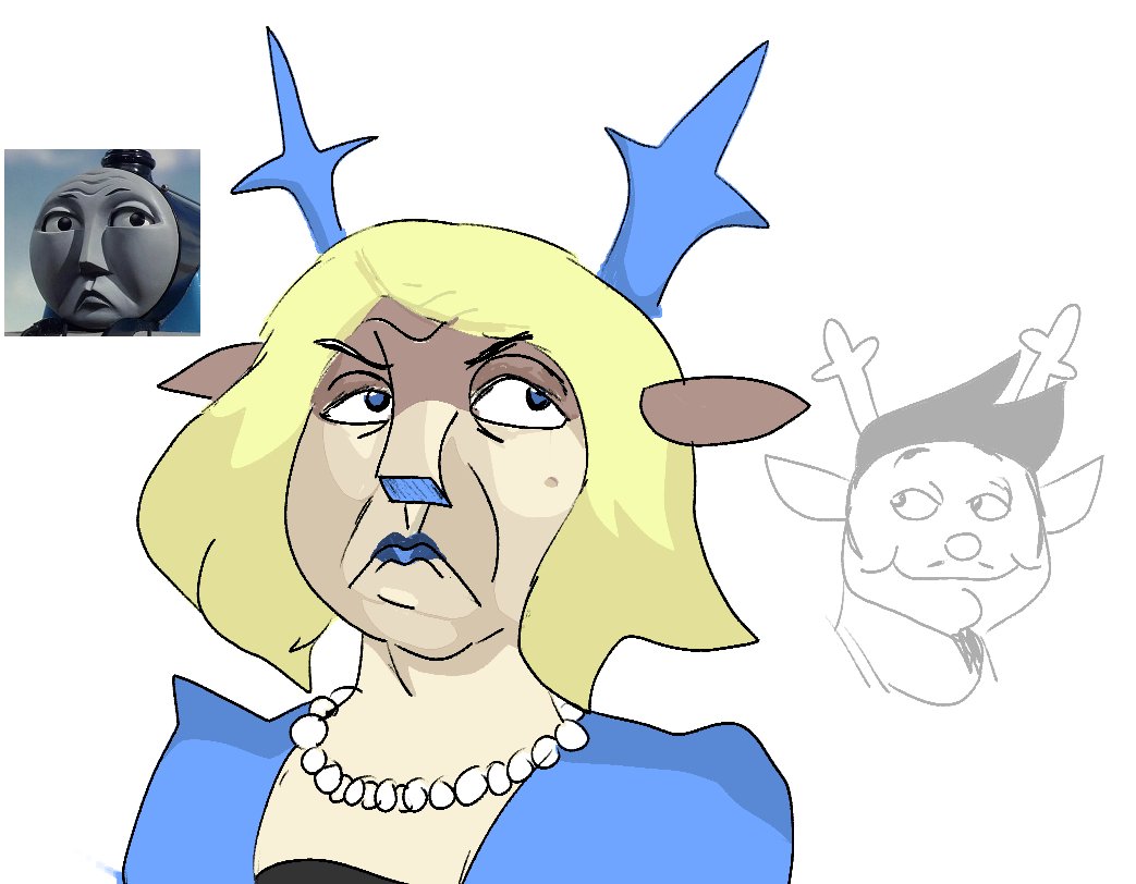 i think this is my first time drawing carol lmao