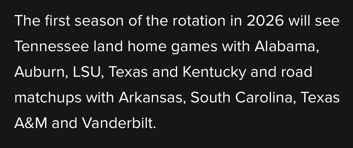 Greg Sankey might be a Vol