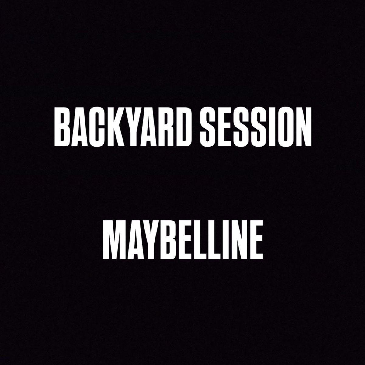 Miley Cyrus is rumored to release the BACKYARD SESSION for ‘Something Beautiful’ with MAYBELLINE.