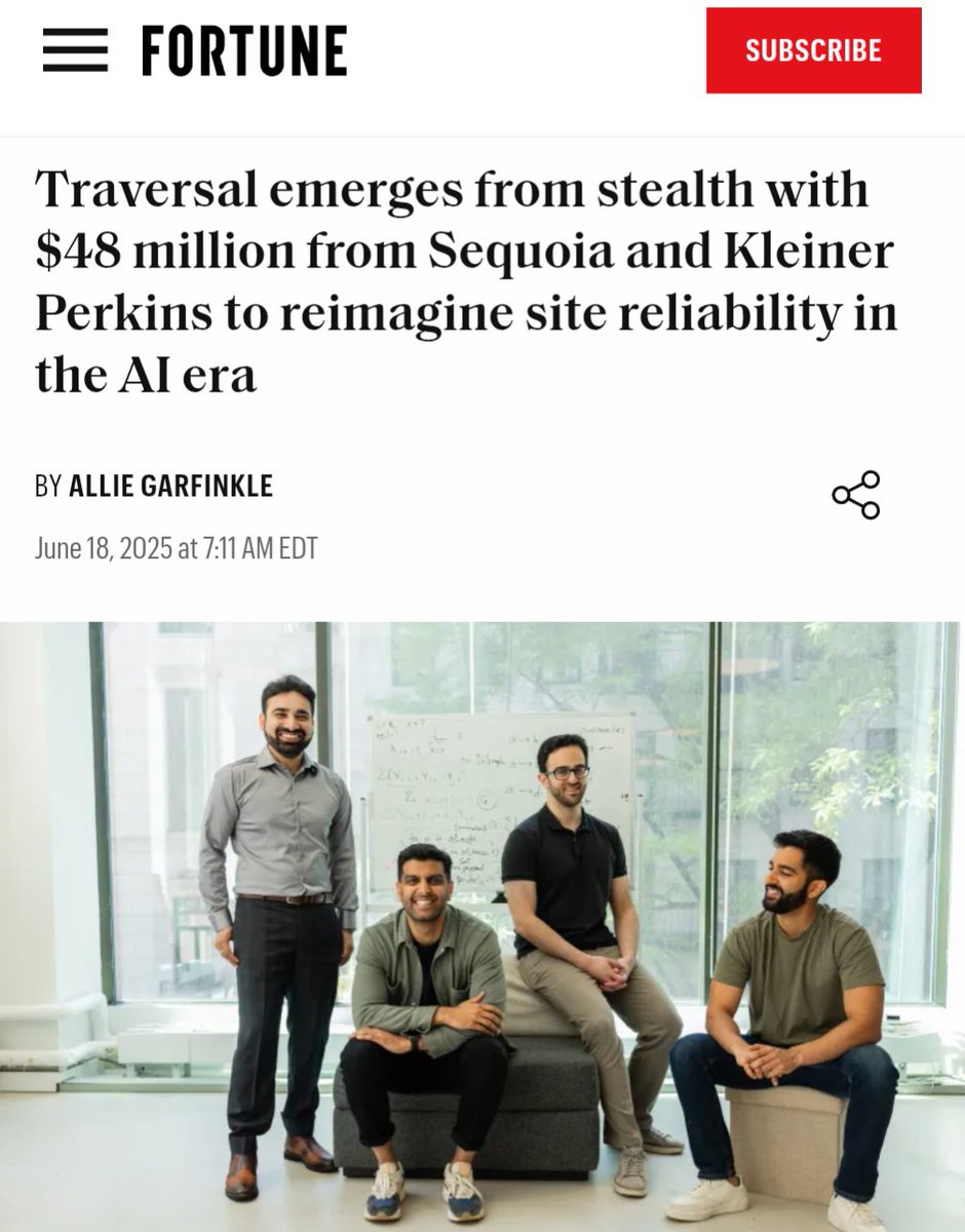 strong start to shooting <a href="/humanunicornpod/">Humanunicornpod</a> season 2, featuring NYC's <a href="/_anish_agarwal/">Anish Agarwal</a> of <a href="/traversal_ai/">Traversal</a> 🦄🚀