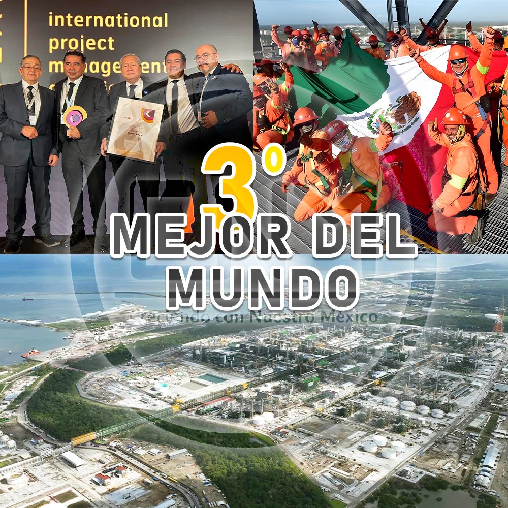 Ver video: youtu.be/gRkloCARaBo
🔥¡Entérate!🔥
⭐Refinería Olmeca es un Megaproyecto del Mundo 2025, gana premio internacional en Alemania.
