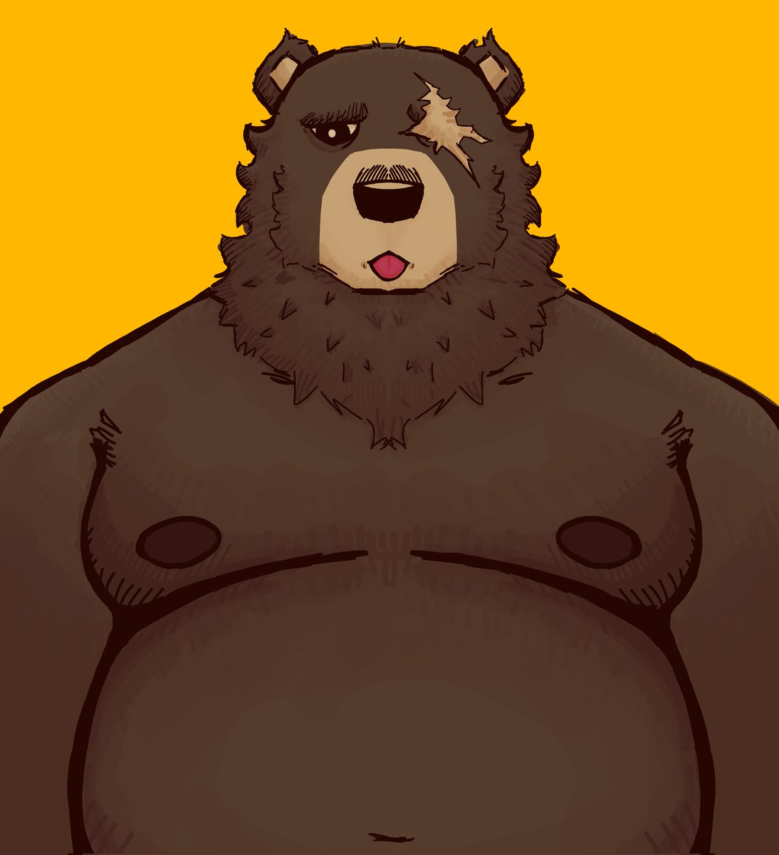 Ben 👅 #zzzero #fanart #furry #bara #BenBigger