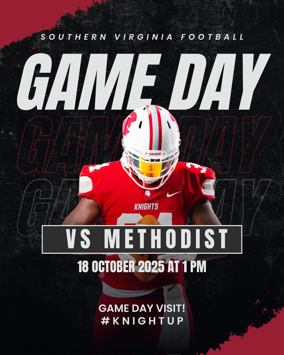 Can’t wait to attend a game with <a href="/knight_ftbl/">SVU Knights Football</a> on 10/18
<a href="/CoachWillOrtiz/">Will Ortiz</a> <a href="/CoachMiller_SVU/">Sam Miller</a> 
<a href="/nshswolverinefb/">North Stafford Football</a> <a href="/TAscension/">KevinKJJohnson Sr.</a>