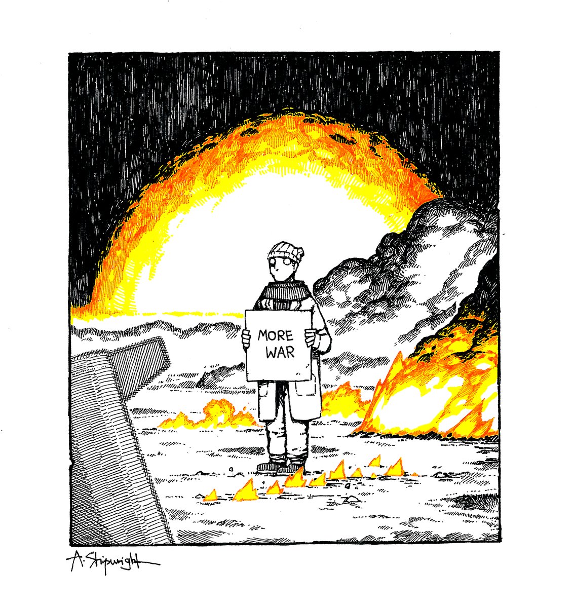 How unceasingly mankind toiled for this very end.