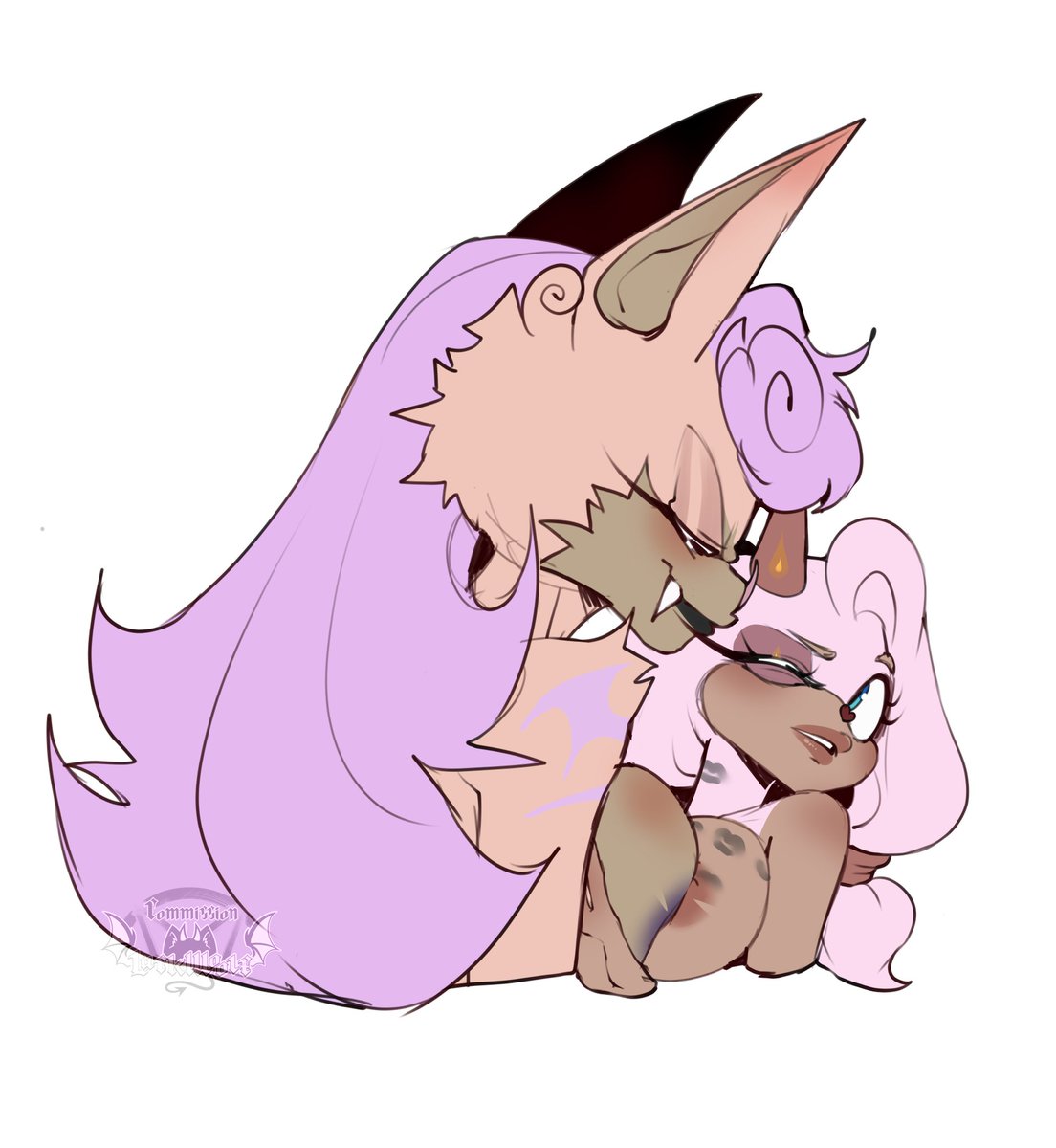 LuckWoolf's tweet image. BustCommission for @DeltaLewd77