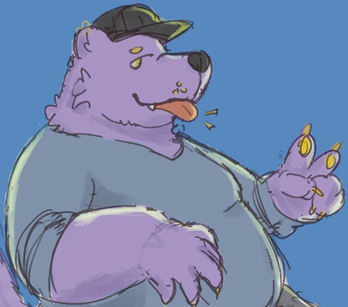 MarbleUrsid's tweet photo. 🟣

#furryartist #art https://t.co/Mp2qPGzo34