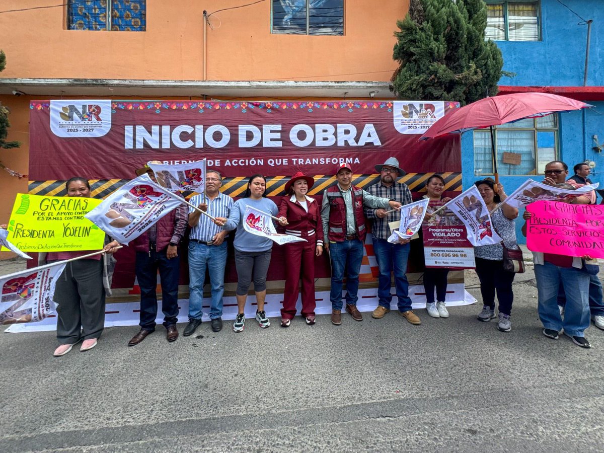 NDP_Noticias's tweet photo. 🚧 ¡Obras que nacen del diálogo ciudadano!
La alcaldesa @yosemendozanr inició la rehabilitación de dos avenidas clave en Nicolás Romero 🛣️
Lee la nota completa 👇
🔗https://t.co/npSAYzbevT 🌐
#NicolásRomeroAvanza #ObrasConSentido #ParticipaciónCiudadana #CallesQueTransforman https://t.co/6v5VjHvKT5