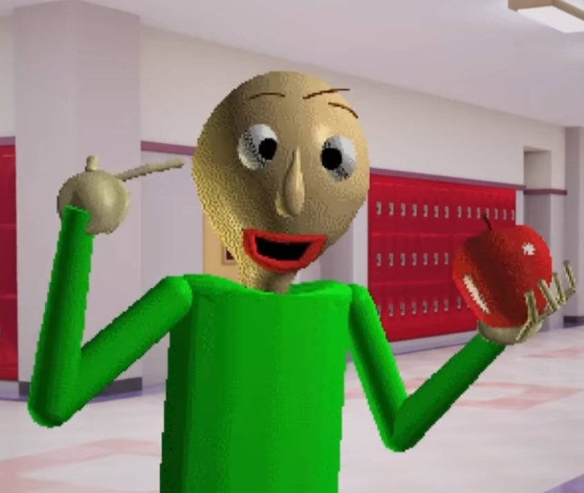 Mommy_cabra's tweet photo. I loved how it looks, it's so cute and silly at the same time💚📏✨

#baldisbasics #bbiel #baldimore https://t.co/8G2caPhBLk
