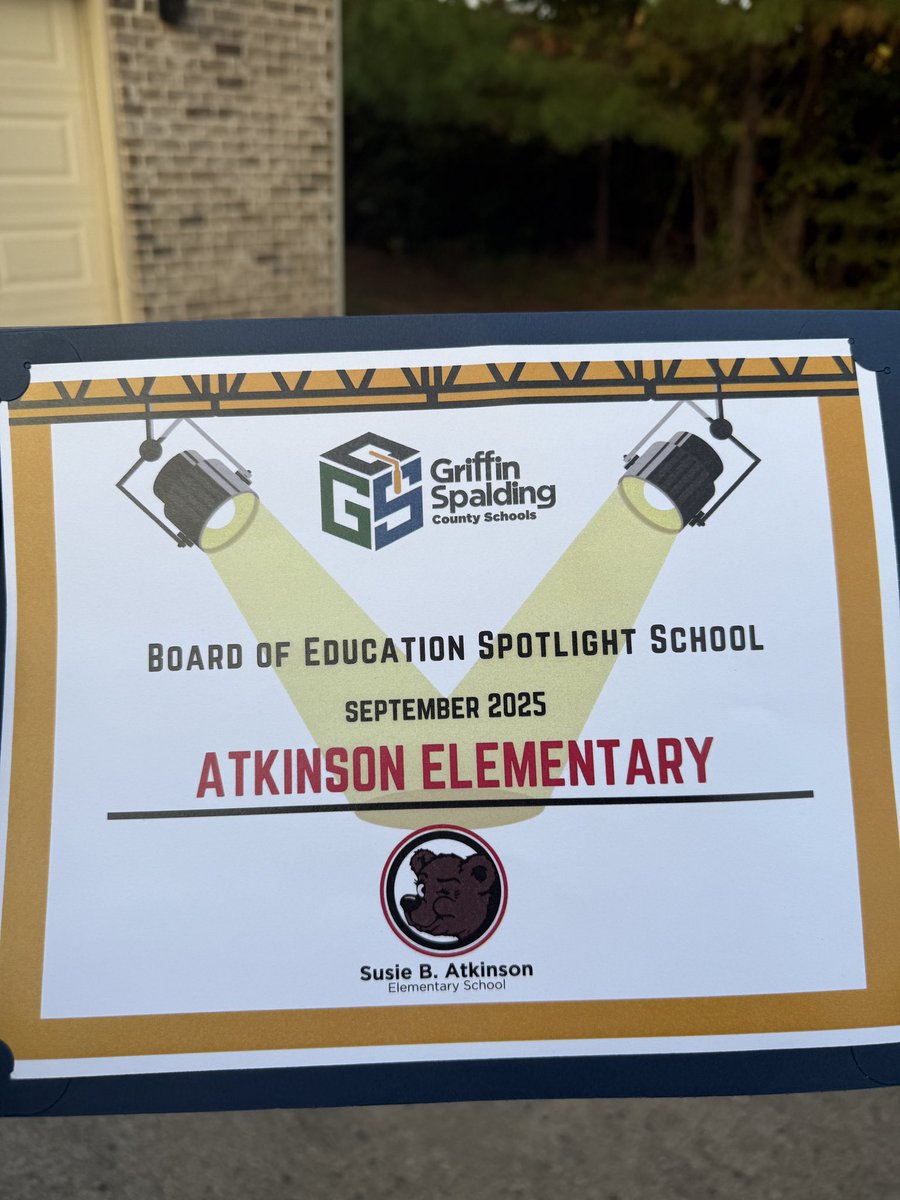 Quanedra Jackson (@mrsqjackson) on Twitter photo Susie B. Atkinson Elementary was recognized as the ✨Spotlight School ✨for September at tonight’s Board of Education Meeting ! I am blessed to lead an amazing group of staff & students everyday! 
ATK all the way 🐻🎉 <a href="/atk_alltheway/">Atkinson Elementary School</a> 
#ProudPrincipal Susie B. Atkinson Elementary was recognized as the ✨Spotlight School ✨for September at tonight’s Board of Education Meeting ! I am blessed to lead an amazing group of staff & students everyday! 
ATK all the way 🐻🎉 <a href="/atk_alltheway/">Atkinson Elementary School</a> 
#ProudPrincipal