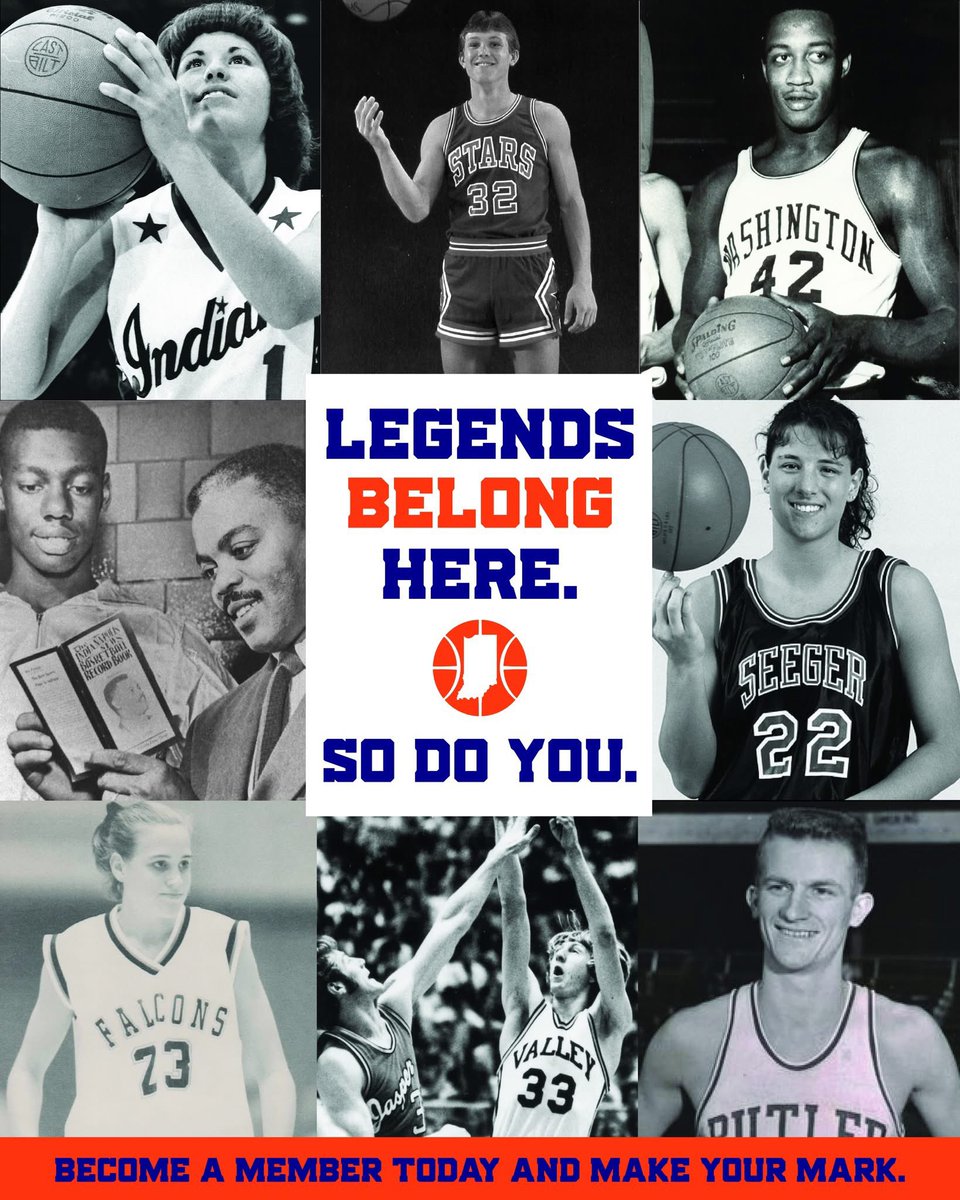 🏀 LEGENDS LIVE HERE. 🏀

💥 Become a <a href="/HoopsHall/">Indiana Basketball Hall of Fame</a> Member! 💥

Member Perks Include:
✨ Name recognition in our museum and publications
✨ 20% off at the Hall of Fame gift shop
✨ An exclusive members-only gift
✨ Subscription to the Indiana Basketball History magazine
✨