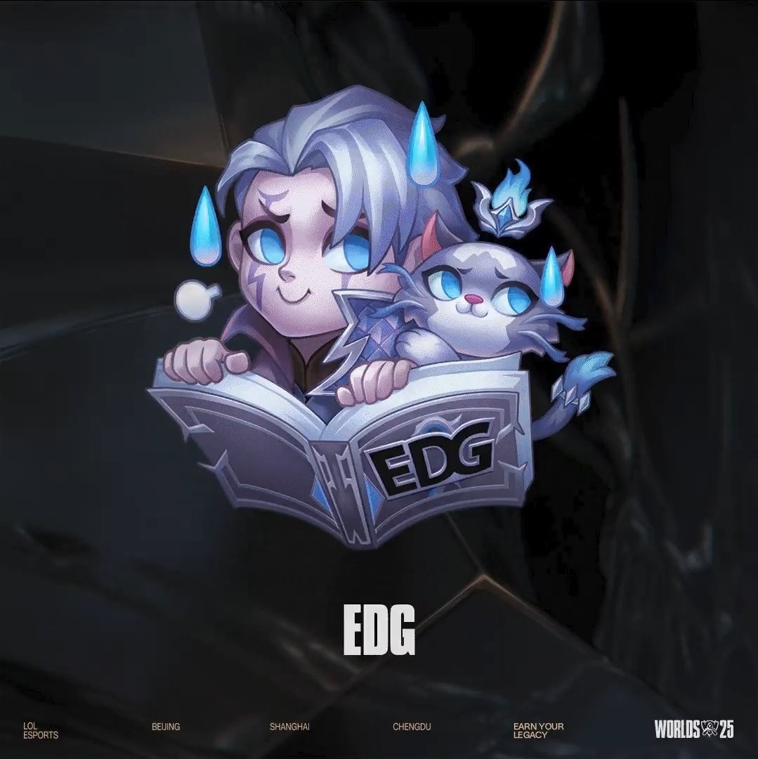 _PARAN01A's tweet image. 리그별 이모티콘에 귀여운 읻지 아펠리오스와 유미 이모티콘이 나왔답니다 역시 믿고 보는 EDG