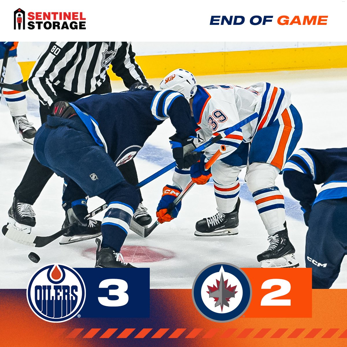EdmontonOilers's tweet image. Preseason dub ✔️

@sentinelstorage | #LetsGoOilers
