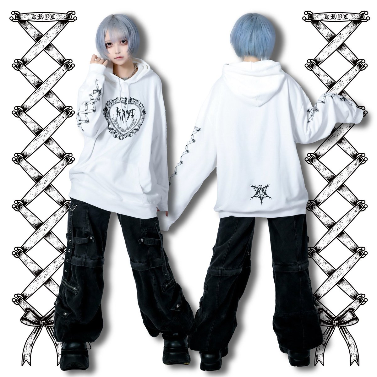 新品タグ付♡KRYCLOTHING♡BABUPK 2・フリルzipパーカー・白 KRYclothing (@KRY_official_) / X
