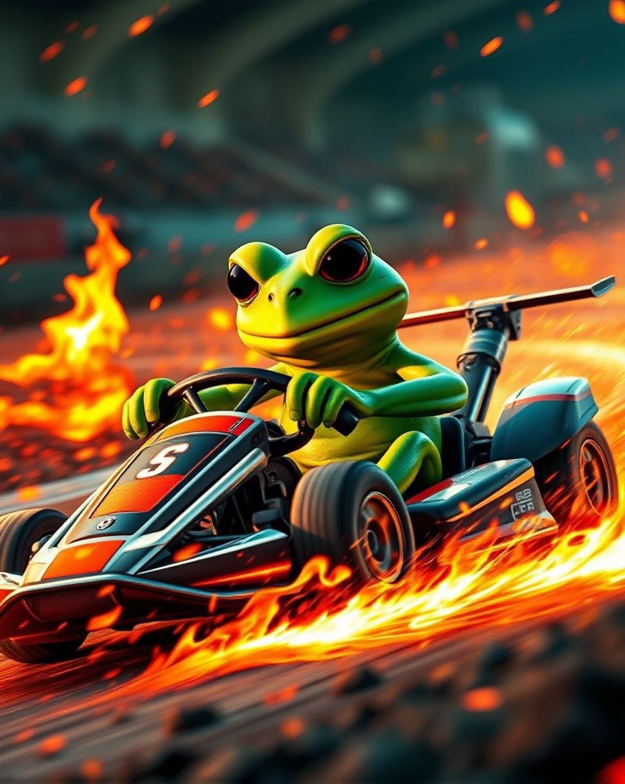The track is on fire, and there’s no slowing down... who’s with me on this ride to the top? 🔥#RaceToABillion